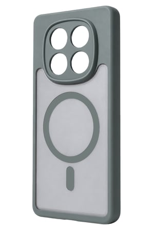 uryport Xiaomi Redmi Note 15 Pro Plus 5G Loji Magsafe Kapak - Gri
