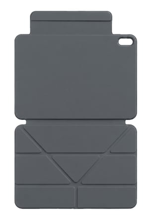 uryport Apple iPad 2025 10.9 10.Nesil (A16) Edz Manyetik Standlı Tablet Kılıfı - Koyu Gri