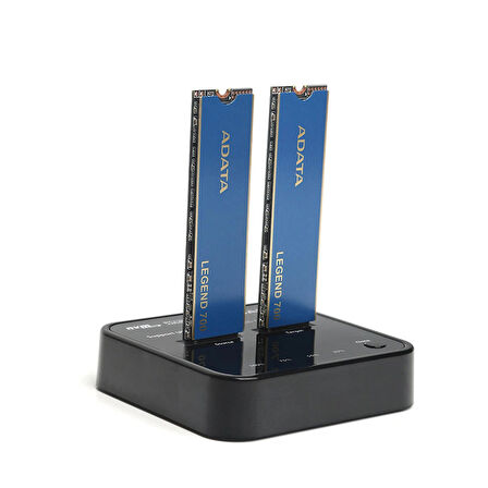Dark USB 3.2 Gen 2 M.2 SSD Klon Destekli Disk İstasyonu (DK-AC-DSDM2X2C)