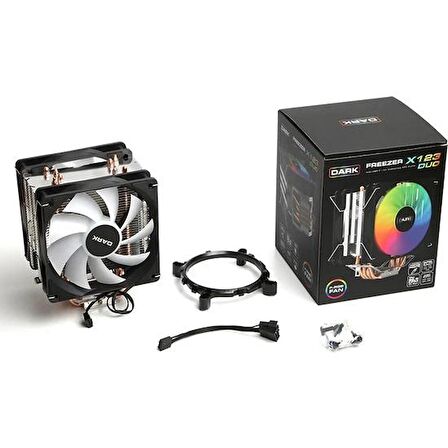 DARK CPU FAN FREEZER X123 DUO 170W FRGB FAN LGA 1700-1200 AM3-4-5