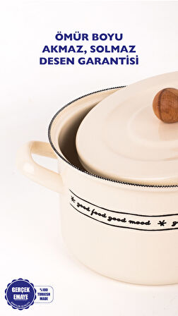 Mood Emaye Süt/fırın/haşlama Tenceresi 22cm