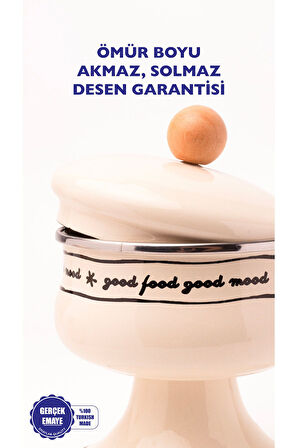 Mood Emaye Orta Boy Şekerlik