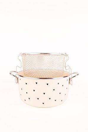 Black Cupid Emaye Fritöz/Kızartma Tenceresi