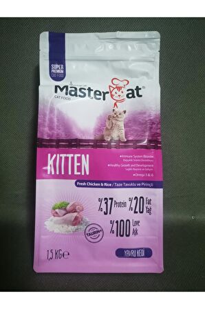 MasterCat Az Tahıllı Hypoallergenic Yavru Kedi Maması 1.5kg