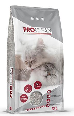 ProClean Naturel İnce Taneli Topaklaşan Kedi Kumu 10 Lt