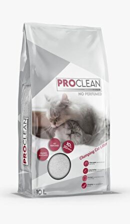 Proclean Kokusuz Kedi Kumu 10 Lt Kalın Tane