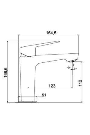 NSK Noxia N4014502 Lavabo Bataryası Krom