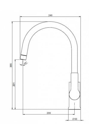 NSK Alamera Pro N3065502 Eviye Bataryası Krom