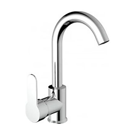 Nsk Lavabo Bataryası Alamera Pro Kuğu Krom