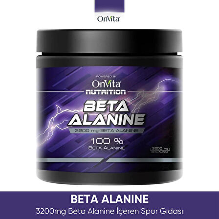 Onvıta Beta Alanine 3200 mg 30 Servis 320 gr 8683148630821