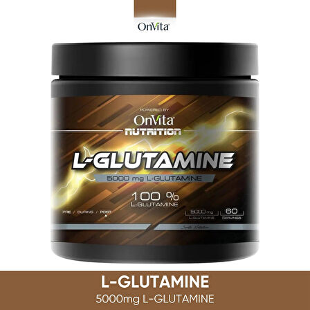 Onvita Nutrition L-Glutamine 5000 mg 60 Servis 300 gr 8683148630876