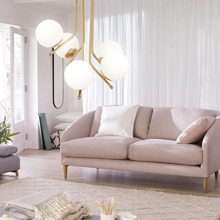 Nida 5Li Komple Eskitme Boyalı Modern Mutfak Yatak Odası Salon Avize 