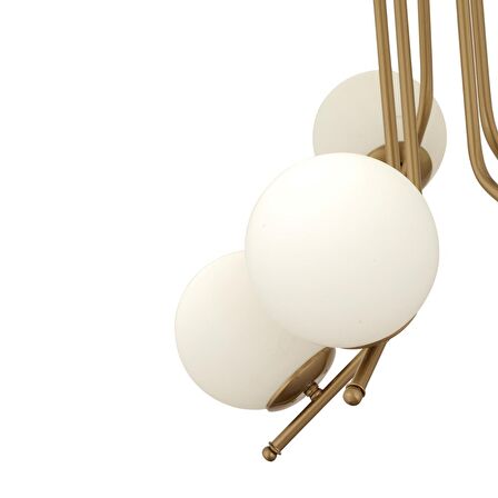 Nida 5Li Komple Eskitme Boyalı Modern Mutfak Yatak Odası Salon Avize 