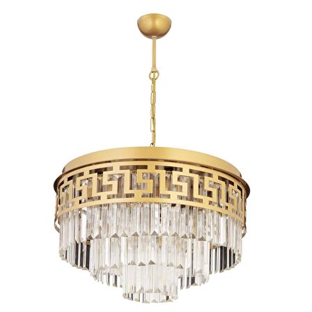 Merlin Eskitme  Kristalli, Taşlı Modern Tasarım Kristal Salon Avize