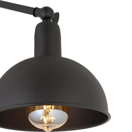 Aksu Siyah Dekoratif Tasarım Modern Retro Metal Lambader