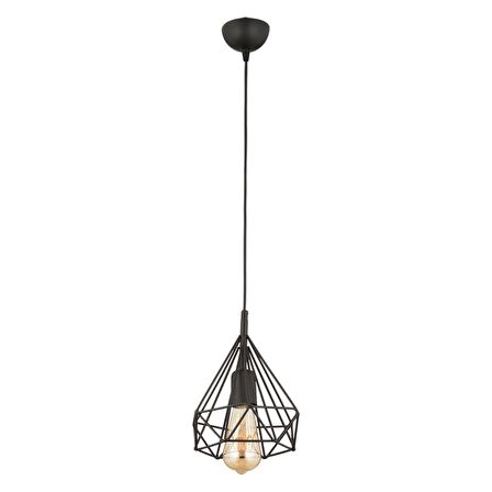 Bien Tekli Siyah Modern Sarkıt Mutfak Salon Sarkıt Avize 