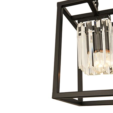 Belemir Kristal Taşlı Modern Salon Avize
