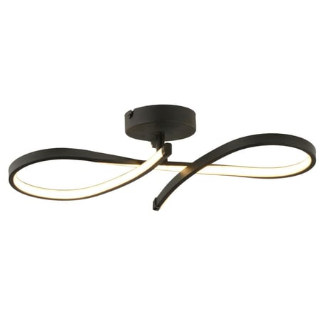 Vetto Siyah 38 Watt Plafonyer 3 Renkli Ledli Modern Mutfak Banyo Led Salon Sarkıt Avize