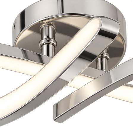 Vetto Krom 38 Watt Plafonyer 3 Renkli Ledli Modern Mutfak Banyo Led Salon Sarkıt Avize