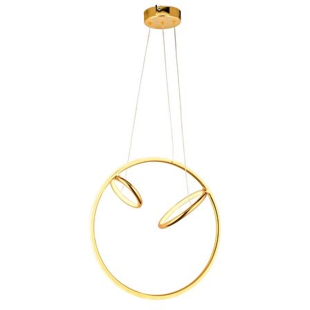 Acosta Gold Sarkıt 44 Watt Sarkıt 3 Renkli Ledli Modern Mutfak Banyo Led Salon Sarkıt Avize