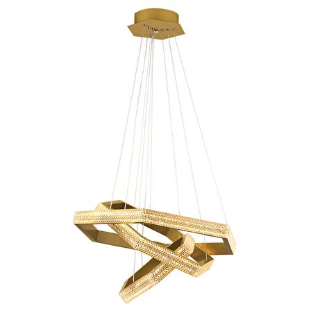 Marea Gold Sarkıt 85 Watt Sarkıt 3 Renkli Ledli Modern Mutfak Banyo Led Salon Sarkıt Avize