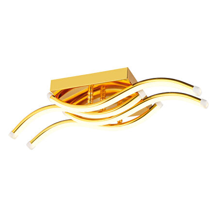 Demba 4000K Gold Plafoyer Modern Mutfak Banyo Salon Led Avize