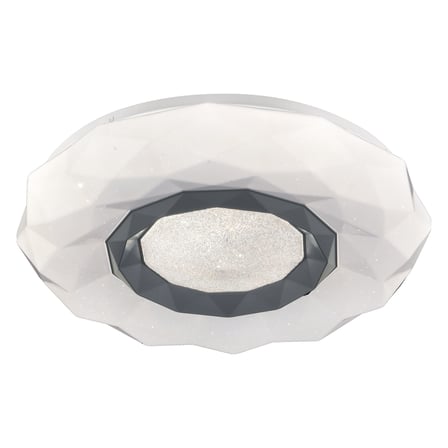 Paris Tekli Beyaz 3 Renkli 37 Watt Ledli Modern Oturma Odası, Koridor, Salon Led Avize 40 cm