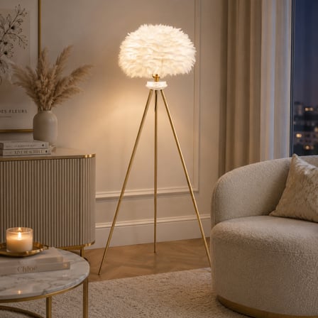 BELİNAY GOLD LAMBADER Modern Oturma Odası, Yatak Odası, Salon Lambader