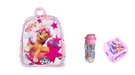 My Little Pony Anaokulu Çantası ,Matara ve Beslenme Kabı