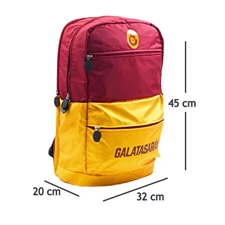 Me Çanta Galatasaray Trend Paraşüt Laptop Bölmeli Okul Sırt Çantası 4 Bölmeli (23532)
