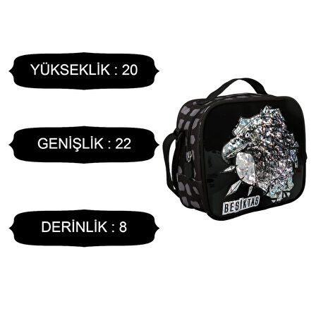 Beşiktaş Kartal Baskılı Beslenme Çantası (24346)