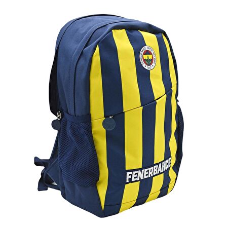 Me Çanta 3 Bölmeli Fenerbahçe Çubuklu Forma Desenli Okul Sırt Çantası 24756