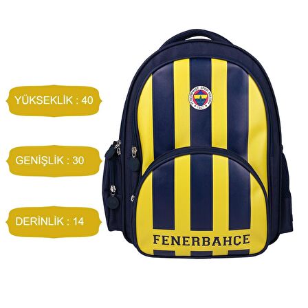 Fenerbahçe Çubuklu Suni Deri Okul Sırt Çantası (24783)