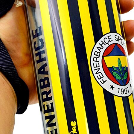 Fenerbahçe Çubuk Desenli Plastik Matara 500 ml Lacivert (24791)