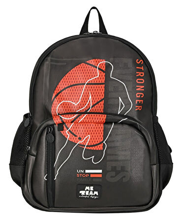 Me Team Dört Bölmeli Erkek Çocuk Okul Sırt Çantası - Basketbol Baskılı - ME25177