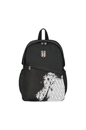 Me Sırt Çantası Beşiktaş Gümüş Logo Detaylı 25336