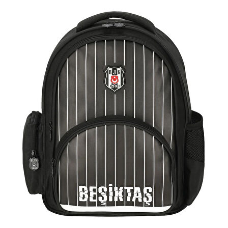 Beşiktaş Çubuk Desenli Suni Deri Okul Sırt Çantası 25352