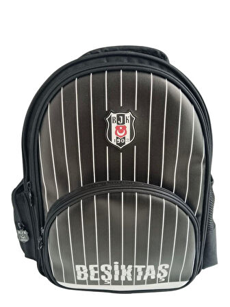 Beşiktaş Çubuk Desenli Suni Deri Okul Sırt Çantası 25352