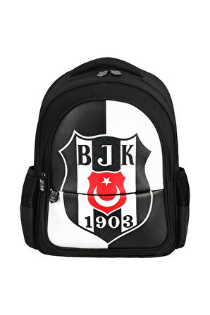 Me Okul Çantası Beşiktaş Bjk 1903 Logo Desenli Suni Deri 25360