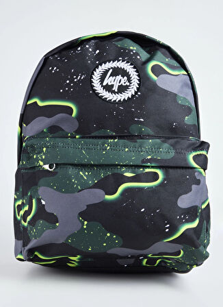 Hype Siyah - Gri Erkek Çocuk Sırt Çantası 25422-HYPE KAMUJLAJ SIRT ÇANTASI