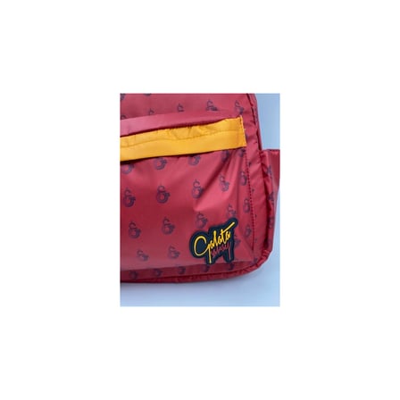 Galatasaray Kırmızı Paraşüt Kumaş Batik Sırt Çantası