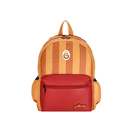 Galatasaray Sarı Çubuklu Paraşüt Kumaş Sırt Çantası 25513
