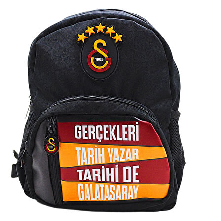 Galatasaray 4 Bölmeli 5 Yıldızlı Gerçekleri Tarih Yazar Suni Deri Yüzey Okul Sırt Çantası (25687)