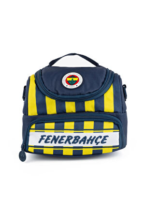 Fenerbahçe Lisanslı Sarı Lacivert Çubuklu Beslenme Çantası 25741