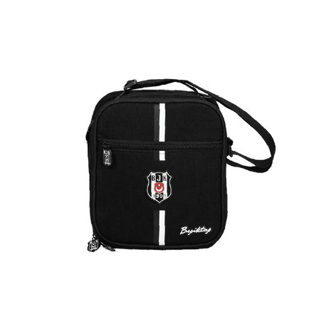 Beşiktaş Emprime Baskı Detaylı Kanvas Beslenme Çantası 26381