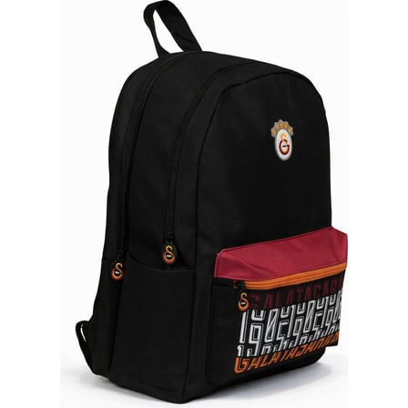 Galatasaray 3 Bölmeli Laptop Gözlü Sırt Çantası Su İtici Polyester 42x31 cm
