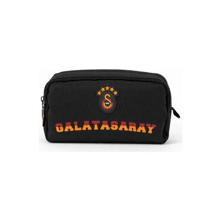 Galatasaray 5 Yıldızlı 2 Bölmeli Kalem Kutusu Siyah