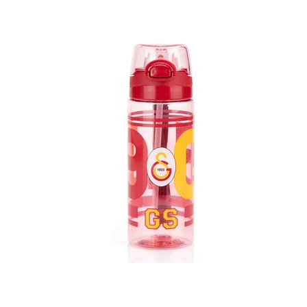 Galatasaray Lisanslı 500ML Kilitli Kapaklı Kırmızı Su Matarası 26567