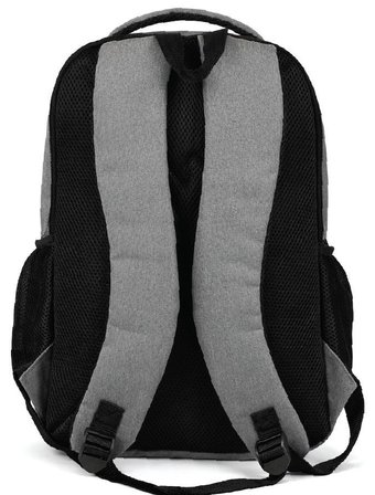 Slazenger Dört Bölmeli Gri Siyah Tasarım Kız Çocuk Gri Okul ve Günlük Sırt Çantası - 26834