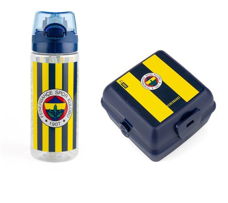 Fenerbahçe 500 ml Plastik Matara ve Beslenme Kabı